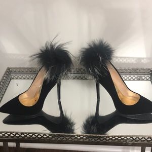 Black stylish heels